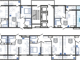 Продается 1-комнатная квартира ЖК Облака-3, дом 1, 33.7  м&sup2;, 8599229 рублей
