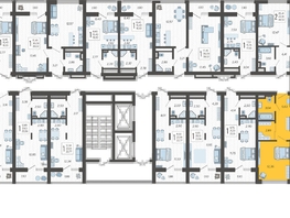 Продается 3-комнатная квартира ЖК Кислород, корпус 11, 65.92  м&sup2;, 20227200 рублей