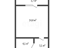 Продается Студия Западный Обход ул, 21.9  м&sup2;, 3300000 рублей