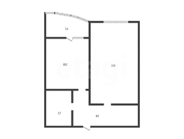 Продается 1-комнатная квартира ЖК Fresh (Фреш), литера 2, 39.7  м&sup2;, 5550000 рублей