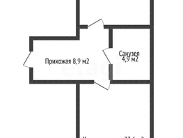 Продается 1-комнатная квартира Буденного ул, 54.2  м&sup2;, 14500000 рублей