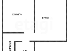 Продается 1-комнатная квартира Питерская ул, 41.7  м&sup2;, 7250000 рублей