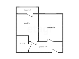 Продается 1-комнатная квартира Западный Обход ул, 38.4  м&sup2;, 3800000 рублей