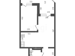 Продается 2-комнатная квартира МКР Любимово, 16 квартал литер 2, 47.3  м&sup2;, 6600000 рублей