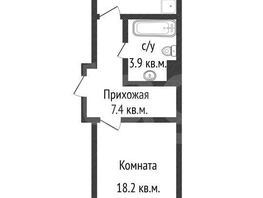 Продается 1-комнатная квартира ЖК Бауинвест, литера 5.1, 40.5  м&sup2;, 6700000 рублей