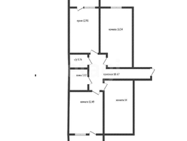 Продается 3-комнатная квартира Лиссабонская ул, 77  м&sup2;, 7300000 рублей