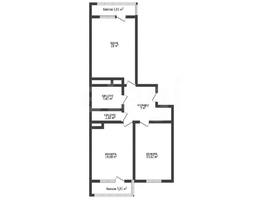 Продается 2-комнатная квартира Героя Георгия Бочарникова ул, 63.8  м&sup2;, 6990000 рублей