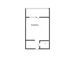 Продается Студия Западный Обход ул, 17.6  м&sup2;, 2900000 рублей