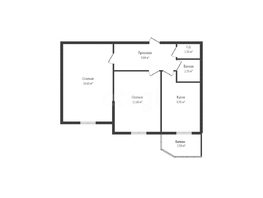 Продается 2-комнатная квартира Конгрессная ул, 50.4  м&sup2;, 6750000 рублей
