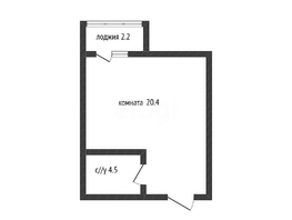 Продается Студия Войсковая ул, 28.1  м&sup2;, 2950000 рублей