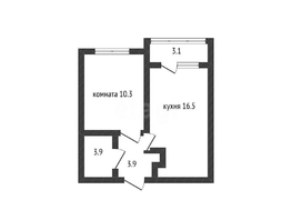 Продается 1-комнатная квартира ЖК Ural (Урал), 34.6  м&sup2;, 5200000 рублей