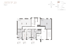 Продается Студия ЖК Моренуар, литер 20, 23.22  м&sup2;, 6385500 рублей