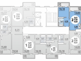 Продается 2-комнатная квартира Горгиппия, 40.58  м&sup2;, 6989999 рублей