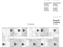 Продается Студия ЖК Самолет, литера 51, 25.4  м&sup2;, 5527040 рублей
