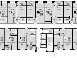 Продается 2-комнатная квартира ЖК Славянка, литера 10, 65.39  м&sup2;, 6539000 рублей