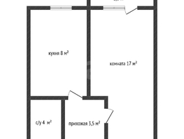 Продается 1-комнатная квартира Западный Обход ул, 32.5  м&sup2;, 4600000 рублей