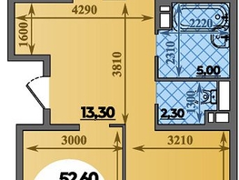 Продается 3-комнатная квартира ЖК Парк у дома, литера 7.3, 87.6  м&sup2;, 12989999 рублей
