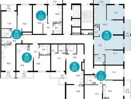 Продается 2-комнатная квартира ЖК Лестория, дом 1, 77.3  м&sup2;, 35748614 рублей