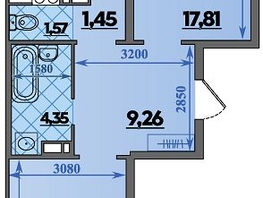 Продается 2-комнатная квартира ЖК На Артиллерийской, литер 1, 68.28  м&sup2;, 6689999 рублей