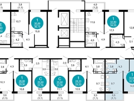 Продается 1-комнатная квартира ЖК Лестория, дом 1, 33.5  м&sup2;, 16718247 рублей