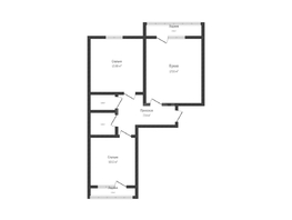 Продается 2-комнатная квартира Домбайская ул, 56.9  м&sup2;, 6500000 рублей