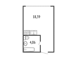Продается Студия Обрывная ул, 22.8  м&sup2;, 4550000 рублей