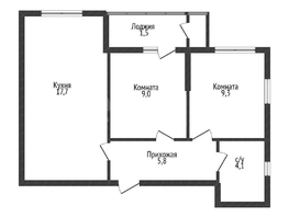 Продается 2-комнатная квартира ЖК Клубный квартал Европа 6, литера 1, 45.8  м&sup2;, 5400000 рублей