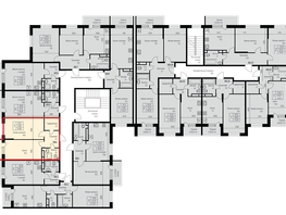 Продается 1-комнатная квартира ЖК Нова Вита, дом 10, 42.8  м&sup2;, 5564000 рублей