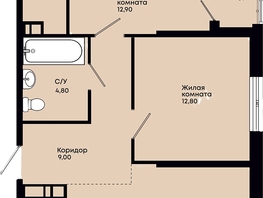 Продается 2-комнатная квартира ЖК Премьер, 63  м&sup2;, 11907000 рублей