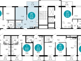 Продается 1-комнатная квартира ЖК Лестория, дом 1, 39.1  м&sup2;, 18303569 рублей