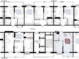 Продается 1-комнатная квартира ЖК Отражение, 2 очередь литера 4, 40.9  м&sup2;, 5880991 рублей