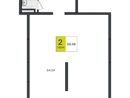 Продается Универ. помещ Профессора Малигонова ул, 56.58  м&sup2;, 8819690 рублей