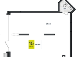Продается Универ. помещ Профессора Малигонова ул, 56.89  м&sup2;, 9853348 рублей