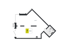 Продается Торговое Профессора Малигонова ул, 52.17  м&sup2;, 9035844 рублей