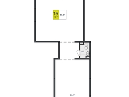 Продается Универ. помещ Профессора Малигонова ул, 89.08  м&sup2;, 14657223 рублей
