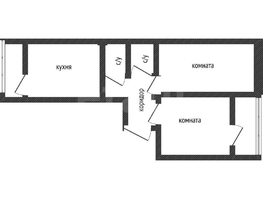 Продается 2-комнатная квартира Заполярная ул, 61.5  м&sup2;, 6800000 рублей