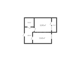 Продается 1-комнатная квартира Крылатская ул, 32.5  м&sup2;, 3900000 рублей
