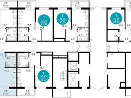 Продается 2-комнатная квартира ЖК Флора, 4 этап, 43.6  м&sup2;, 17884589 рублей