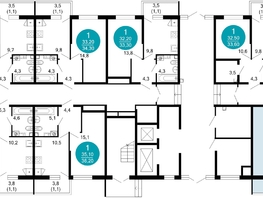 Продается 2-комнатная квартира ЖК Флора, 4 этап, 64.2  м&sup2;, 23314376 рублей