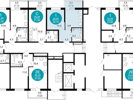 Продается 1-комнатная квартира ЖК Флора, 4 этап, 30  м&sup2;, 12881060 рублей
