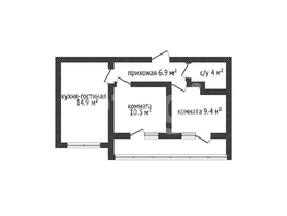 Продается 2-комнатная квартира Западный Обход ул, 45.4  м&sup2;, 5500000 рублей
