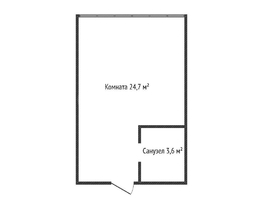 Продается Студия Ивана Беличенко ул, 28.3  м&sup2;, 4400000 рублей