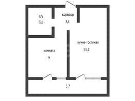 Продается 1-комнатная квартира Петра Метальникова ул, 29  м&sup2;, 4500000 рублей