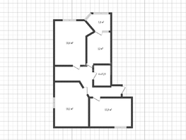 Продается 3-комнатная квартира Цветной пер, 81.2  м&sup2;, 5200000 рублей