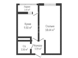 Продается 1-комнатная квартира Заполярная ул, 35.1  м&sup2;, 4500000 рублей