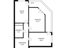 Продается 2-комнатная квартира Каляева ул, 72.5  м&sup2;, 16990000 рублей