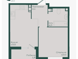 Продается 1-комнатная квартира ЖК Ботаника, литер 1.1, 36.9  м&sup2;, 5756400 рублей