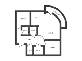 Продается 2-комнатная квартира ЖК Neo-квартал Красная площадь, 11, 74.8  м&sup2;, 9350000 рублей