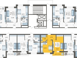 Продается 1-комнатная квартира Жириновского ул, 32.95  м&sup2;, 6272000 рублей