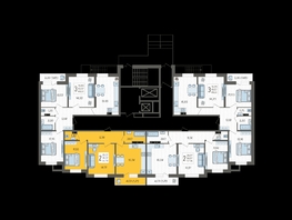 Продается 2-комнатная квартира ЖК Смородина, литера 17, 57.78  м&sup2;, 8395840 рублей
